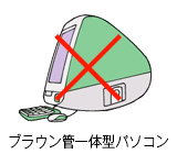 ブラウン管一体型パソコン