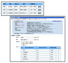 「管理項目設定」機能で管理項目を設定する